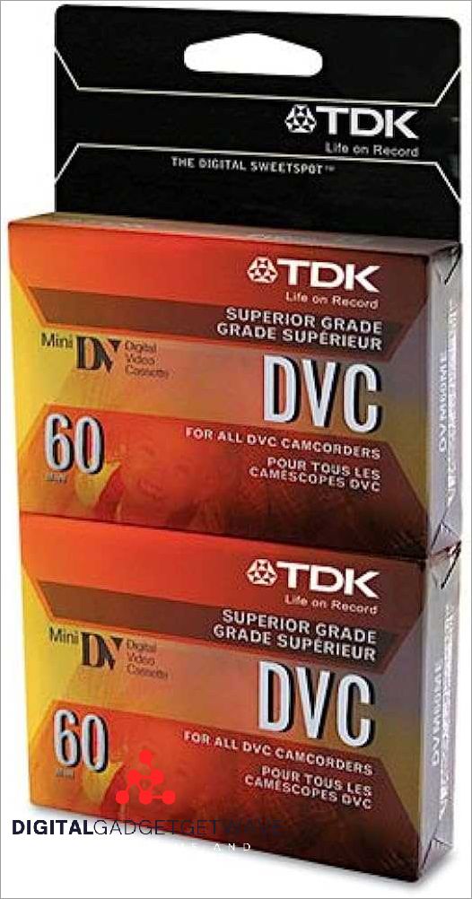 Discover the Versatility of Mini DVC Cassettes for High-Quality Video Recording