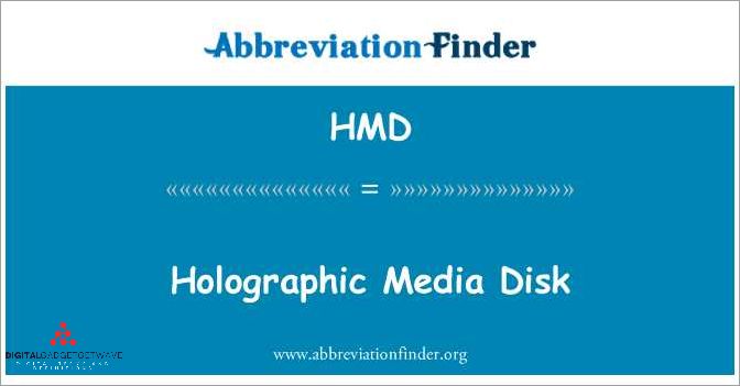 What is HMD?