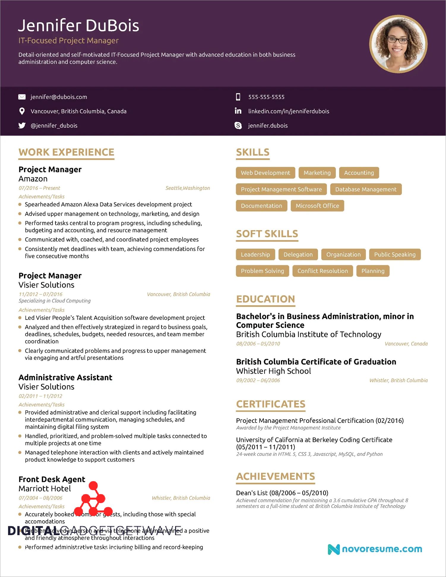 Key Responsibilities