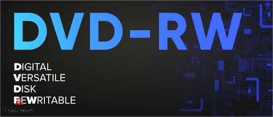 What is DVDRW?